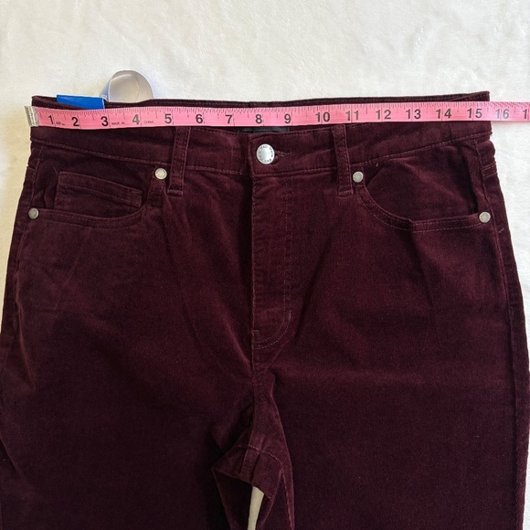 Well Worn brand: High Rise, Soft Corduroy Skinny Pants, Red, Size 10 (W30), NWT - Picture 12 of 16